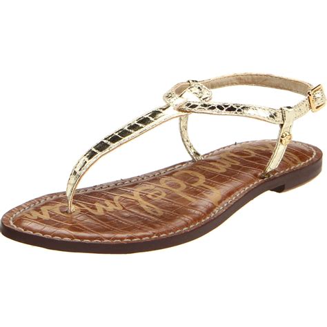 gold sandals sam edelman